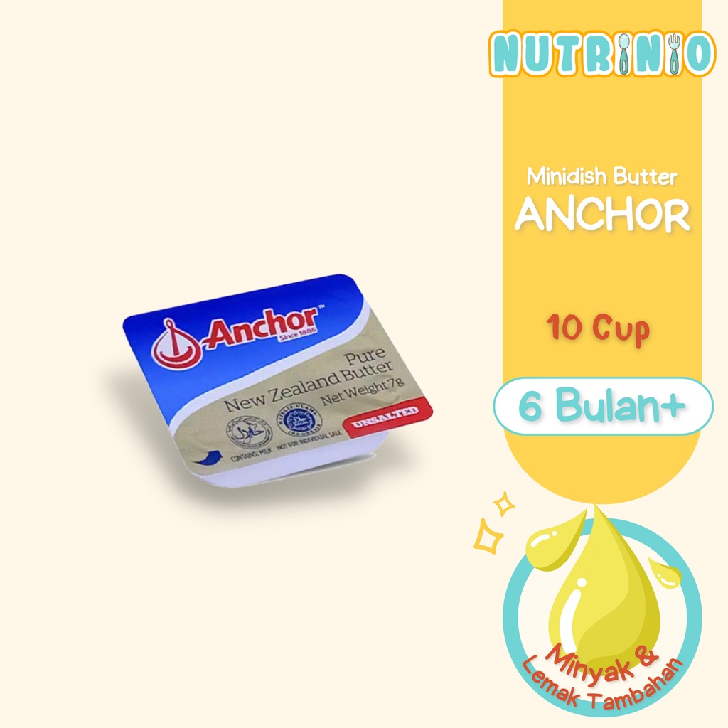 

Unsalted Butter Anchor Minidish (10 cup) | Unsalted Butter Bayi MPASI