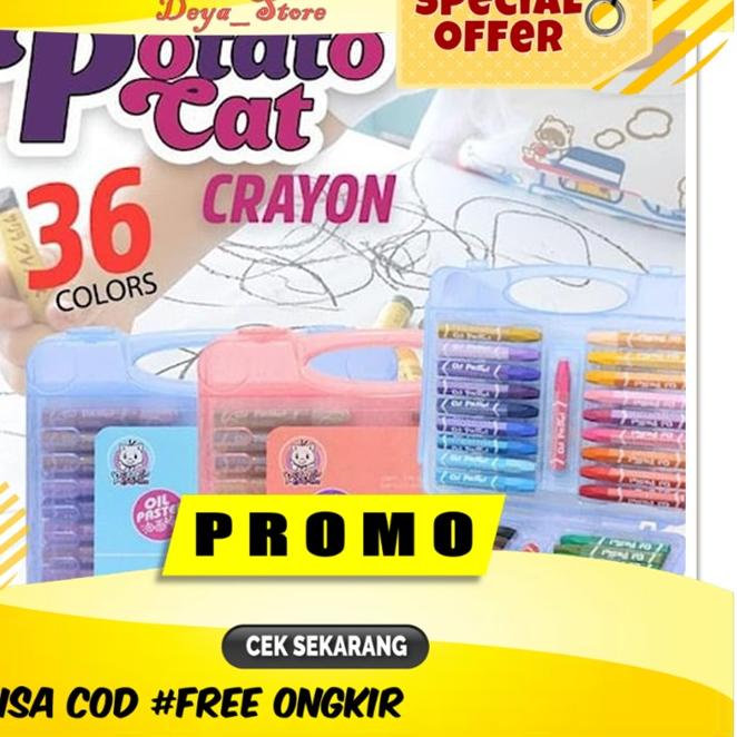 

Harga Grosir Potato Cat Crayon Set Murah Lengkap 36 Warna Krayon Kerayon Lengkap Dan Murah Anak TK P