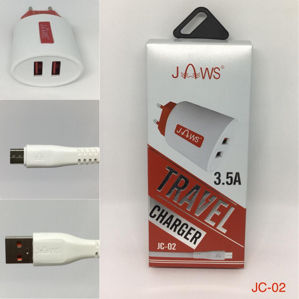 Charger Jaws JC-02 Travel Charger Jaws 2 USB 3.5A