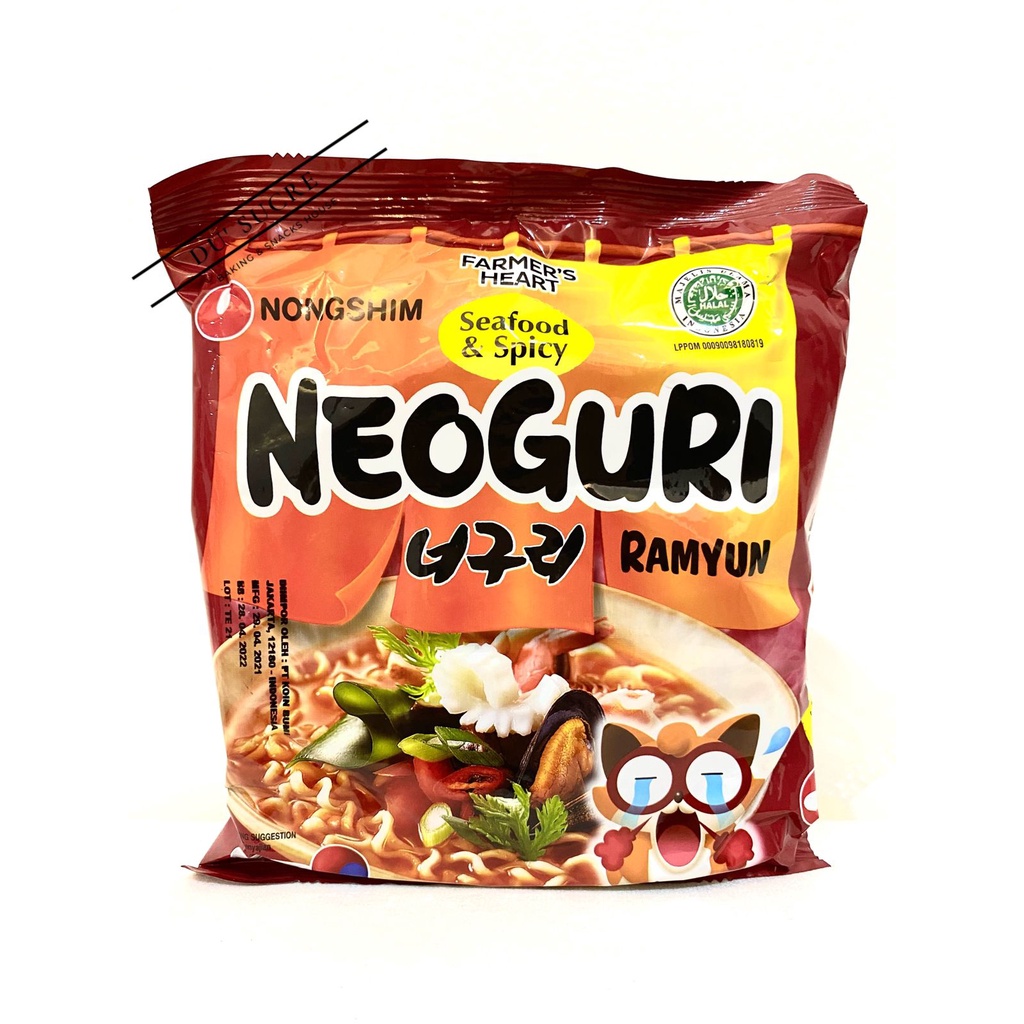 Nongshim Mie Instan Korea Neoguri udon / Neoguri Ramyun HALAL