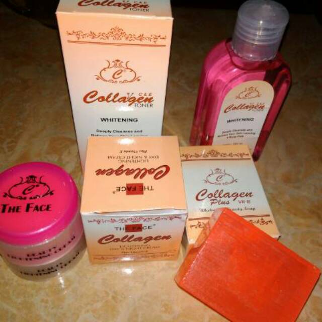 PAKET COLLAGEN (DAY & NIGHT CREAM+BEAUTY SOAP+TONER BESAR ORY )