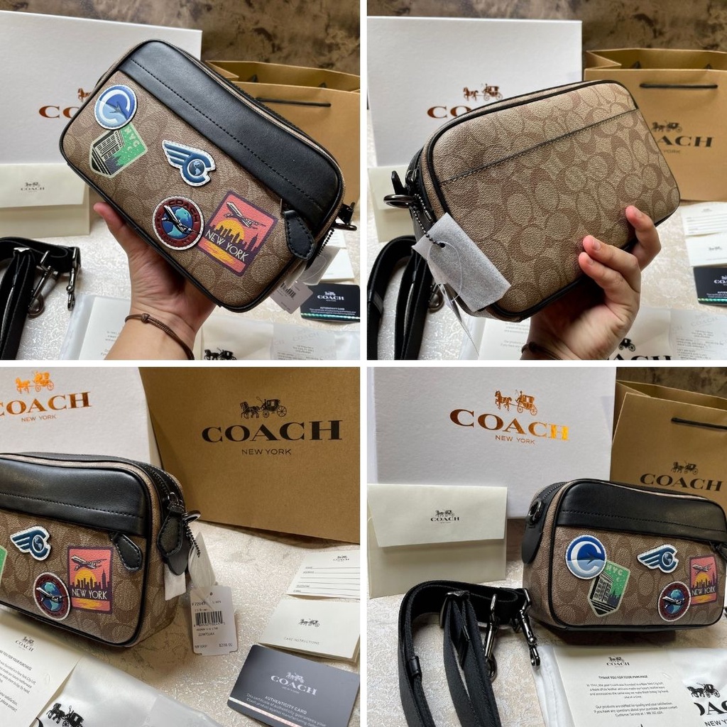 Tas COACH Academy Graham ORIGINAL / Tas Selempang Pria Sling Bag Crossbody Handbag Pria