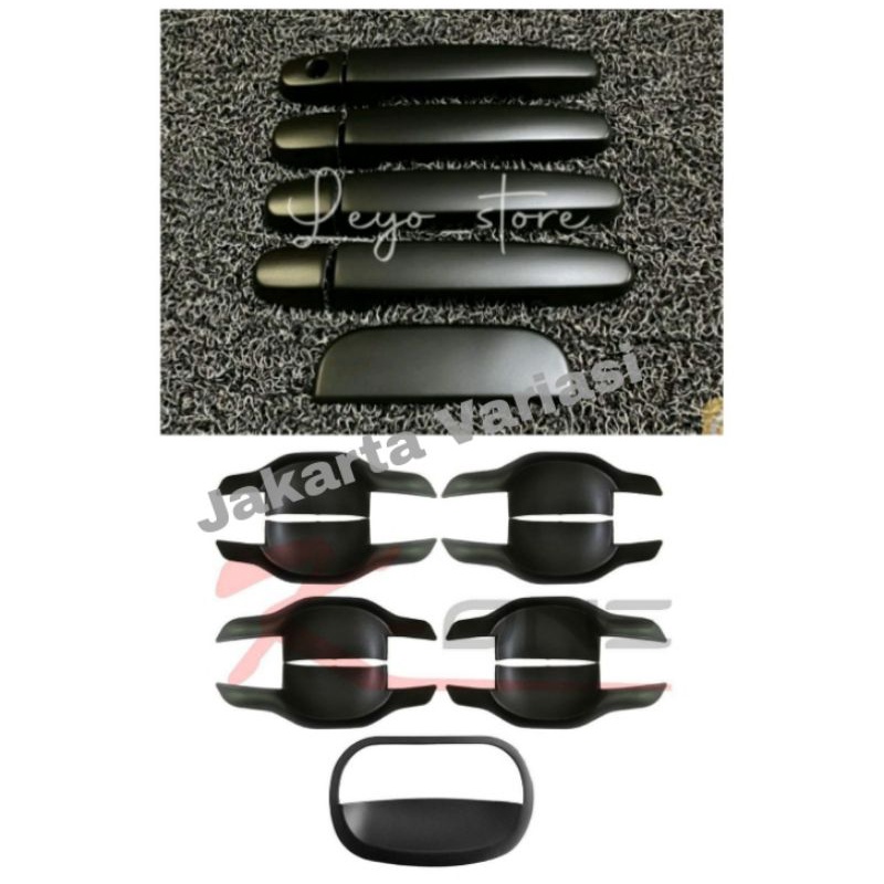 Outer handle cover pintu rush terios hitam doff