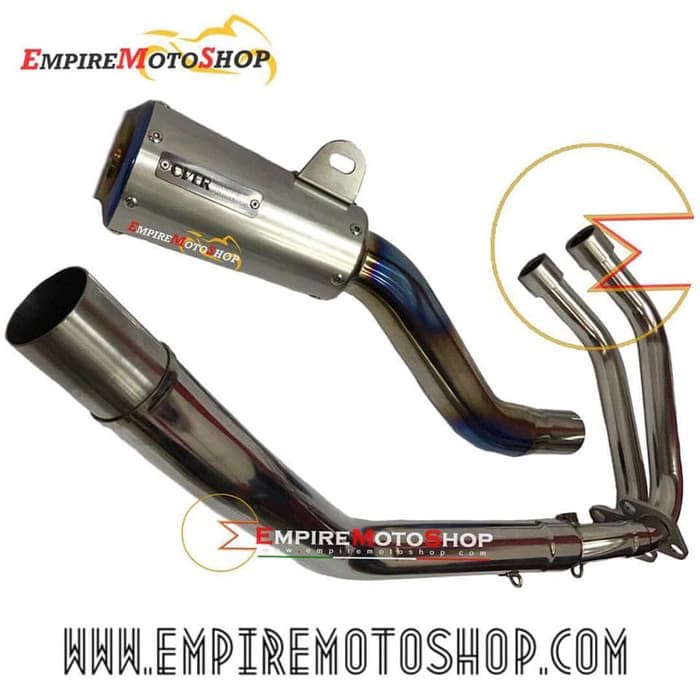 Promo Knalpot Over Racing Honda CBR250RR Semi Titanium Murah