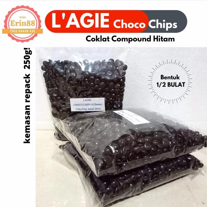 

PROMO LAGIE COKLAT CHOCO CHIPS 1/2 BULAT Repack 250gr MURAH