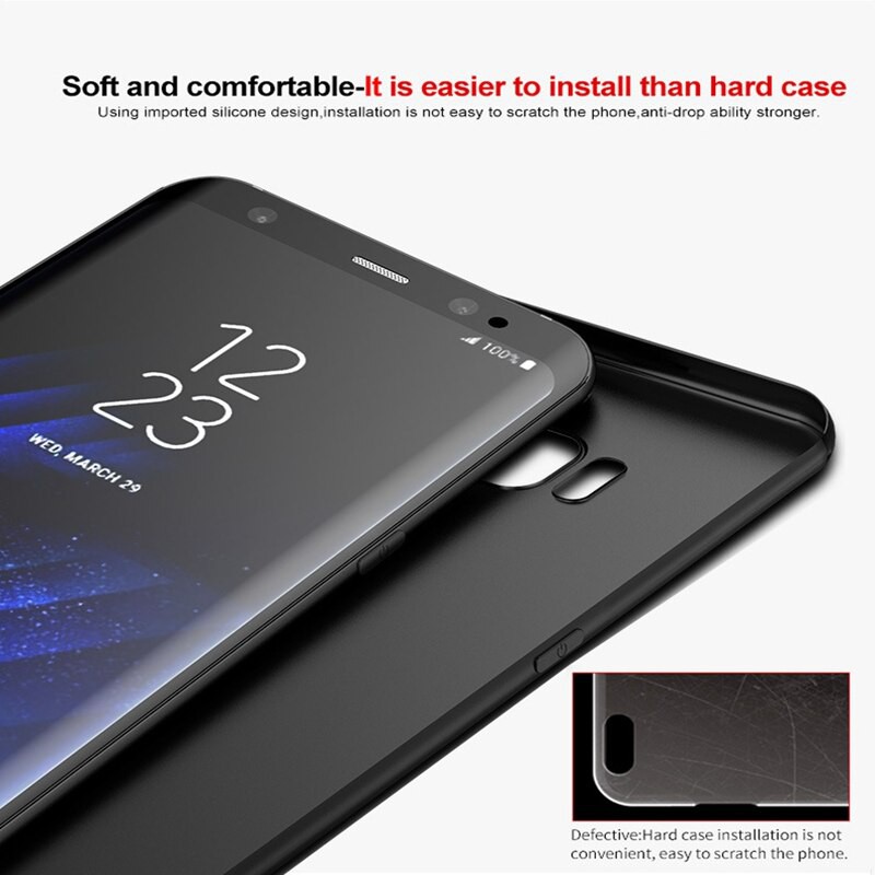 CAFELE Samsung S8 / S8 Plus TPU Soft Case Anti Jejak Jari Scrub Mate Silicone Casing