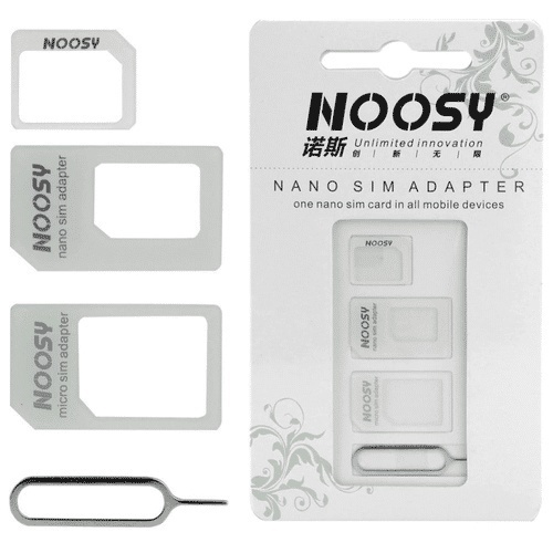 ANG NOOSY ADAPTER NANO SIM CARD 4 IN 1 / SIMCARD ADAPTER NANO NOOSY