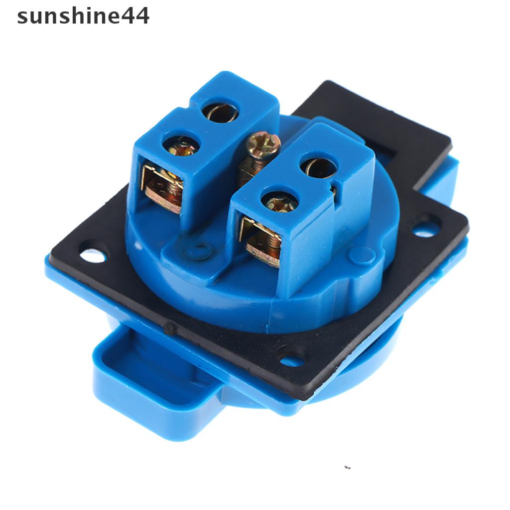 Sunshine socket Plug EU Bahan Tembaga Anti Air Untuk Industri