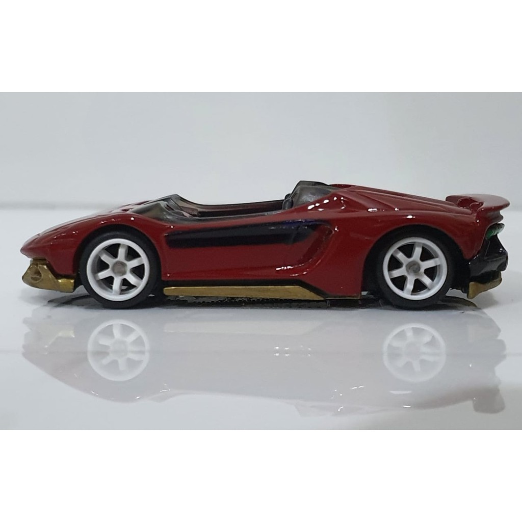 CUSTOM Diecast Hot Wheels LAMBORGHINI AVENTADOR J HW Hotwheels Repaint Detailing Finishing Gloss