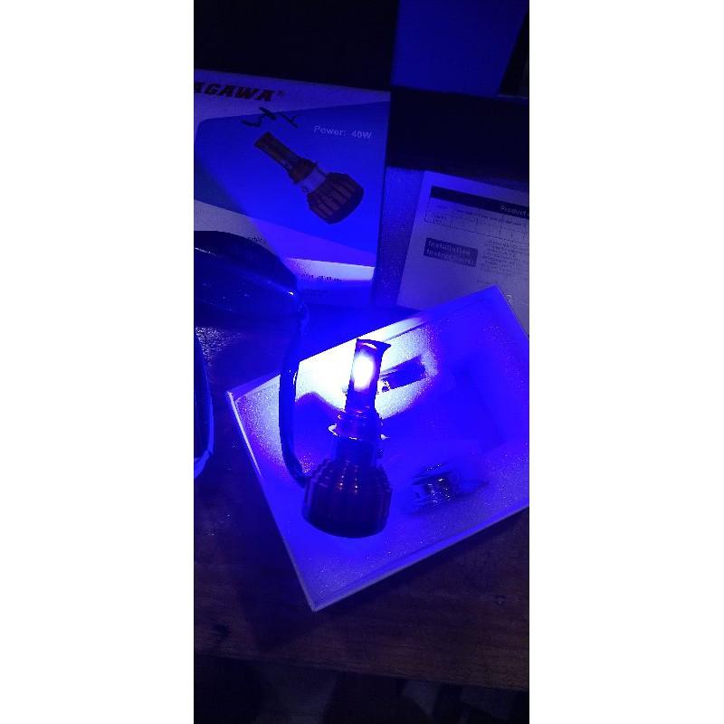 Lampu 3 Warna  Untuk Motor Mobil H6 H4  bebek sport matic Nyala Putih Biru Kuning