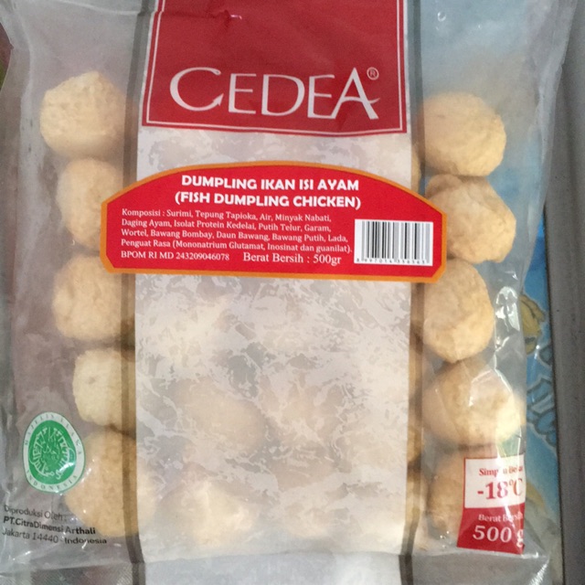 

Cedea dumpling chiken 500grm