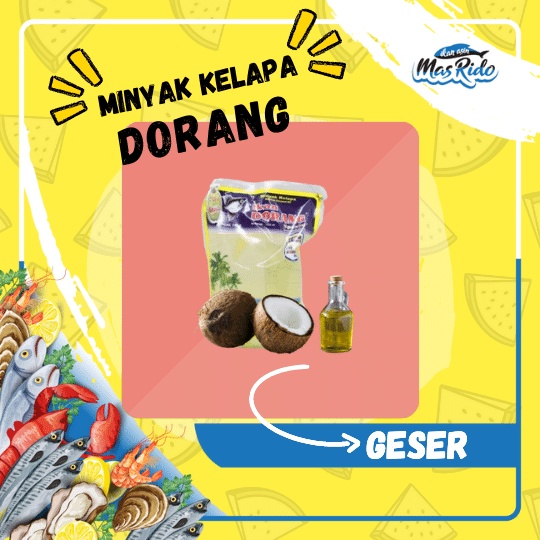 

Minyak Goreng Kelapa 1.9 L Asli Cap Ikan Dorang Spesial Coconut Oil Aa