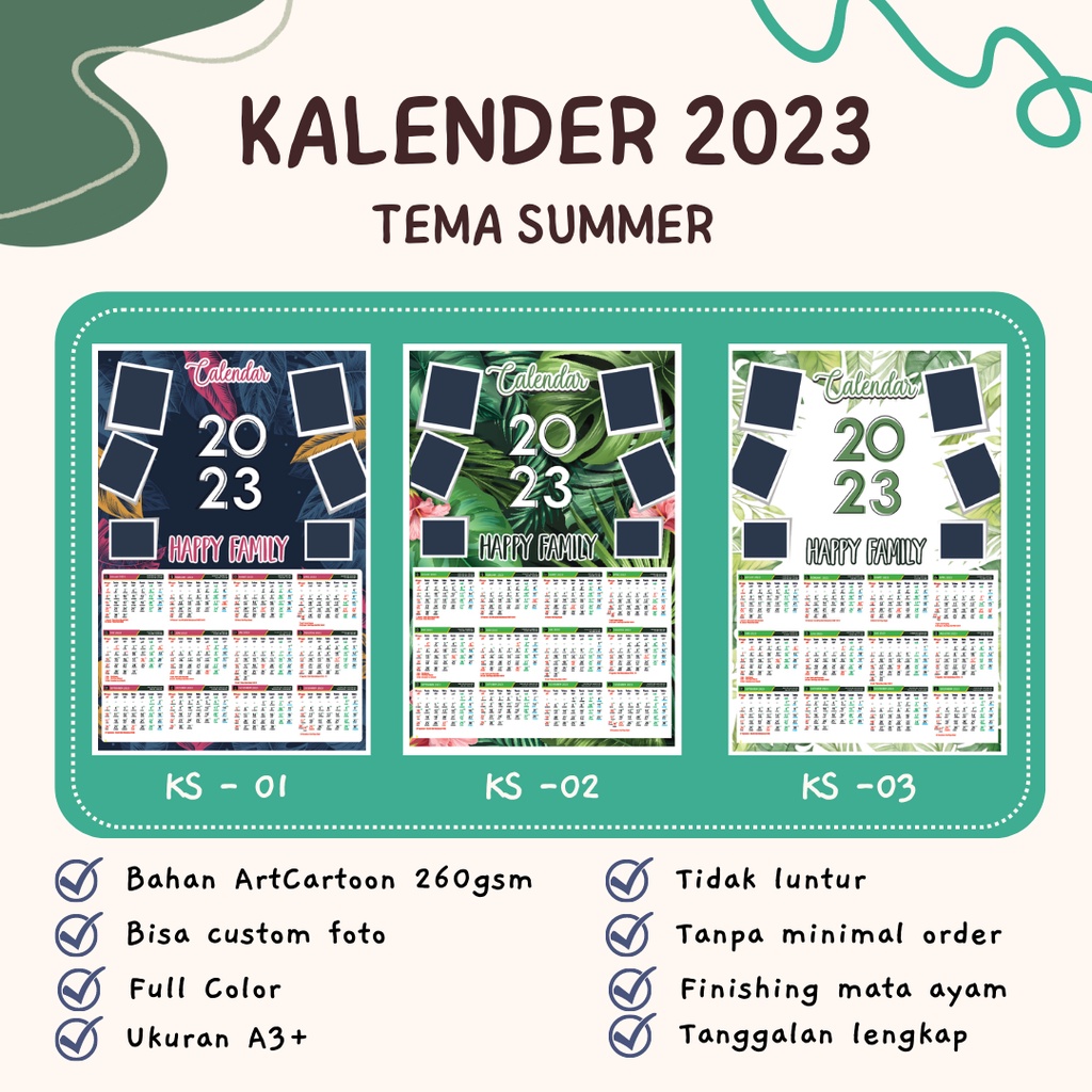 

KALENDER CUSTOM 2023 UNIK MURAH
