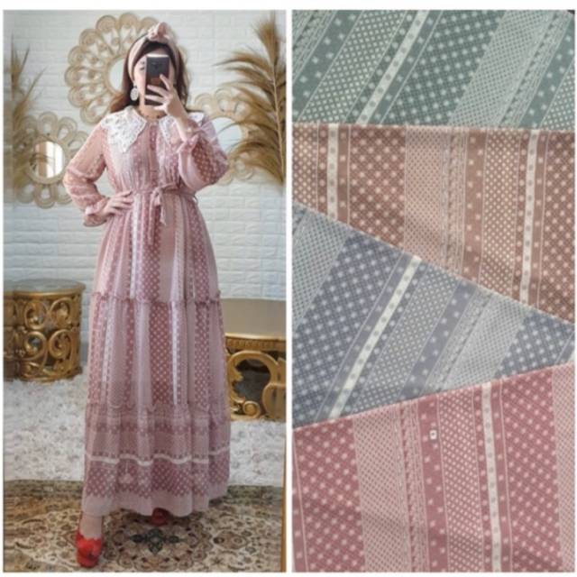 Renda gamis import by.Meijiwang