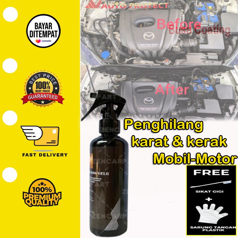 [BISA COD] ZEN Engine Degreaser Pembersih Kerak Karat Mesin Mobil Motor 250 ml