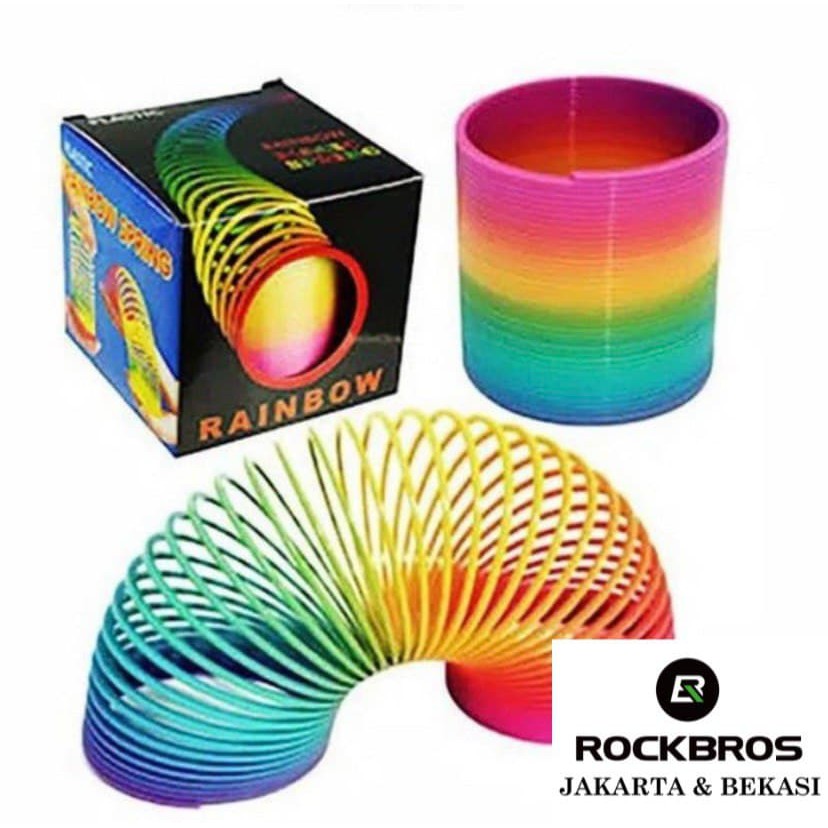 Magic Spring Rainbow Spiral Mainan Anak Squishy Pop It Fidget Toy ADHD