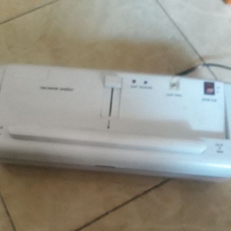 mesin vacum baru plastik polos merk power pack