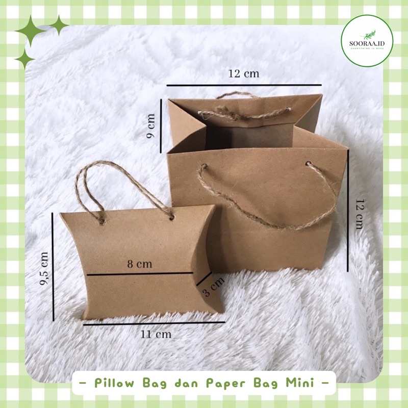 Paper bag mini - Pillow bag mini