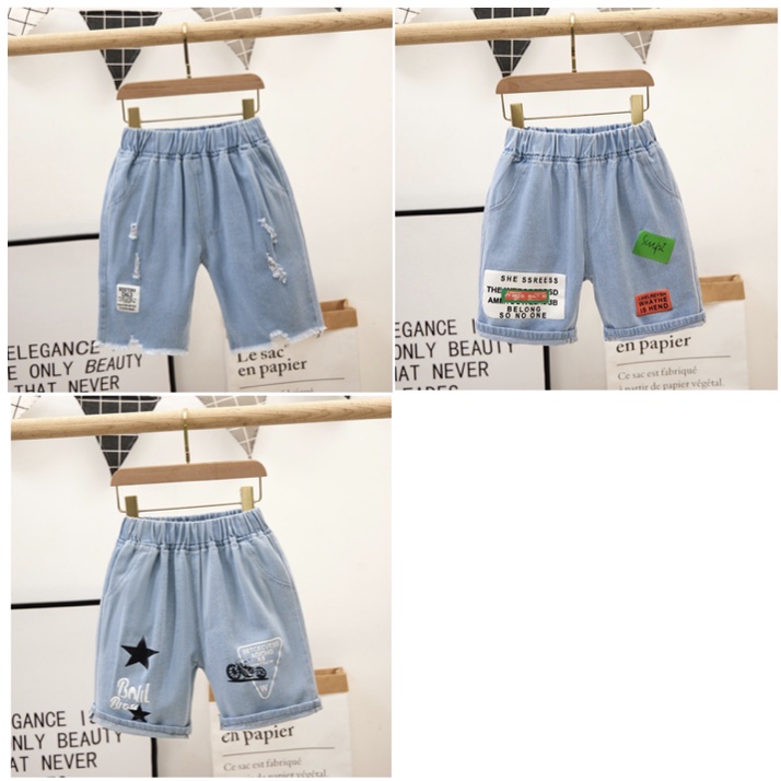 babyfit BOIZ celana jeans anak cowok knee length pants import wq-m20