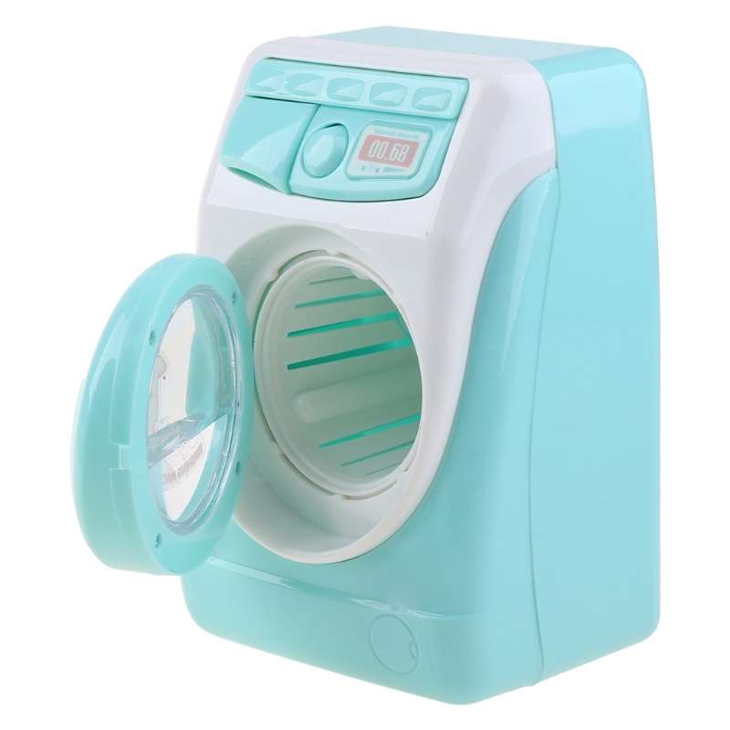 Mary Mini Pura-Pura Bermain Mainan Simulasi Mesin Cuci Mainan Anak Bisa Isi W