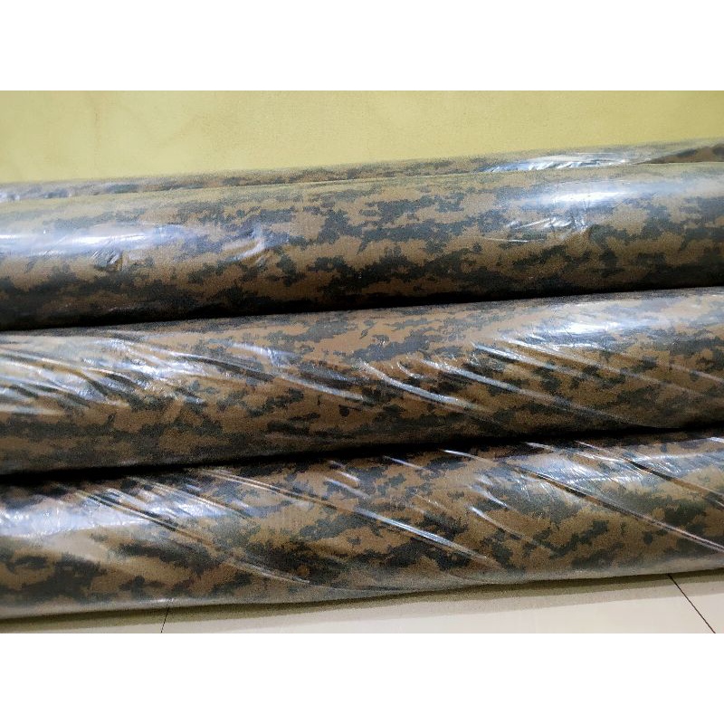 Bahan Kain Loreng Pramuka Ripstop Anti Luntur Bisa COD