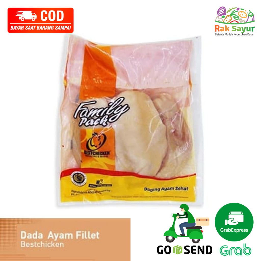 

Dada Ayam Fillet Beast Meat Boneless Tanpa Tulang Tanpa kulit 500gr Murah Rak Sayur Padang