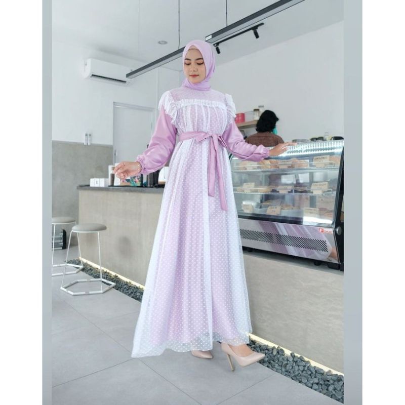 DELIA dress remaja / gaun tulle doty / bumil / baju kondangan / couple / bridesmaids