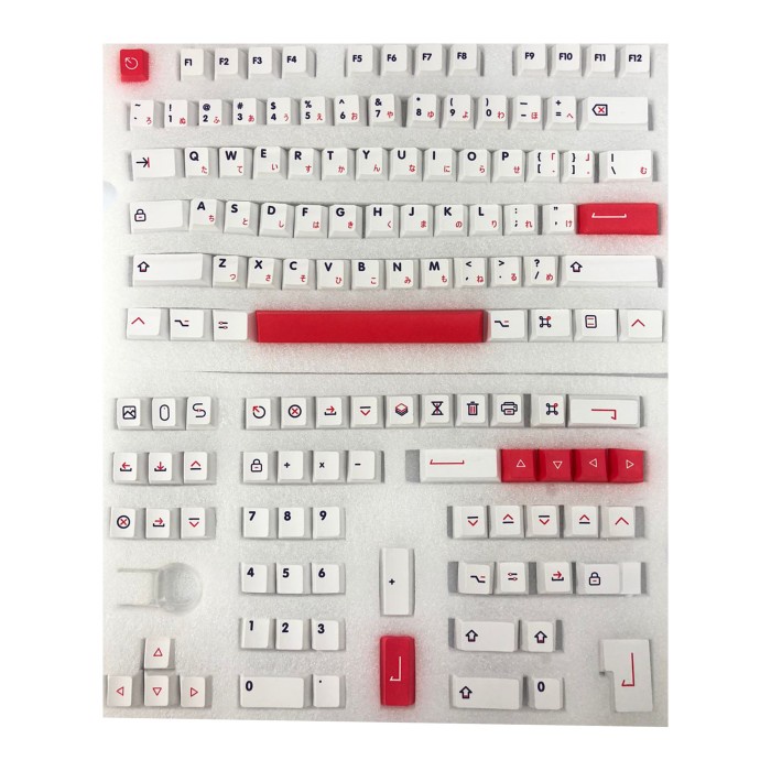 KEYCAPS KON MOMO PBT CHERRY PROFILE SUBLIM MECHANICAL KEYBOARD