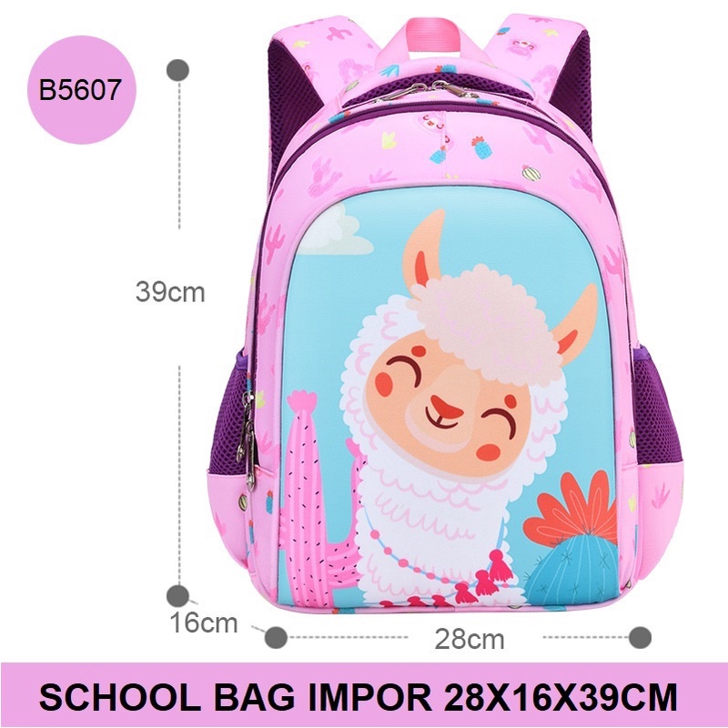 DRAB5607 Tas TK / Tas Sekolah Impor / Tas Playgroup.