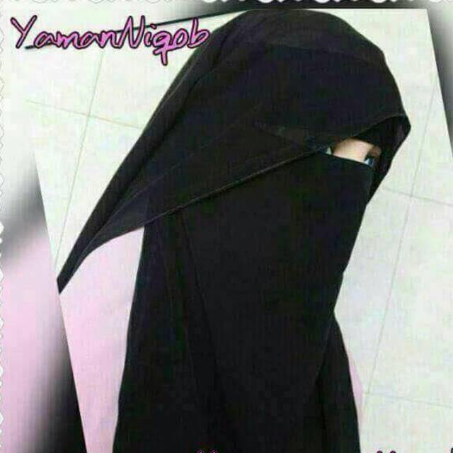 Niqob yaman / cadar  butterfly polos