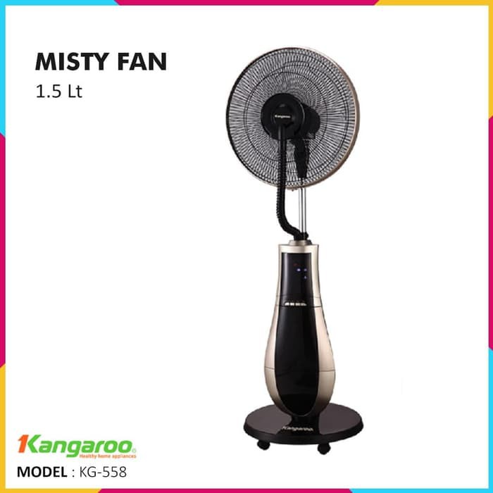 Misty Fan Kangaroo KG-558 Kipas Angin Embun 1.5Lt [ORIGINAL]