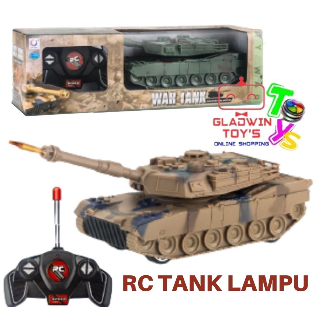 RC TANK MOBIL MILITARY WAR TANK BATTLE TANK REMOTE CONTROL