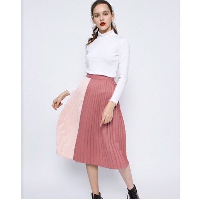 ROK MIDI PLISKET COTTONINK ORIGINAL BRANDED MURAH