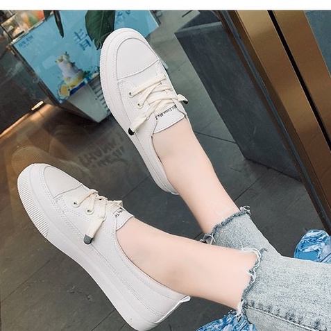 SW48 Sepatu Sneakers Import Wanita Korea Fashion Kanvas Sport Shoes COD Original