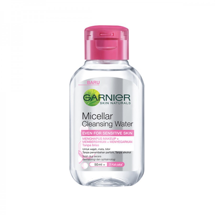 NEW !!  M!cellar Cleansing Water Pink 125ml GARNIER (BPOM)