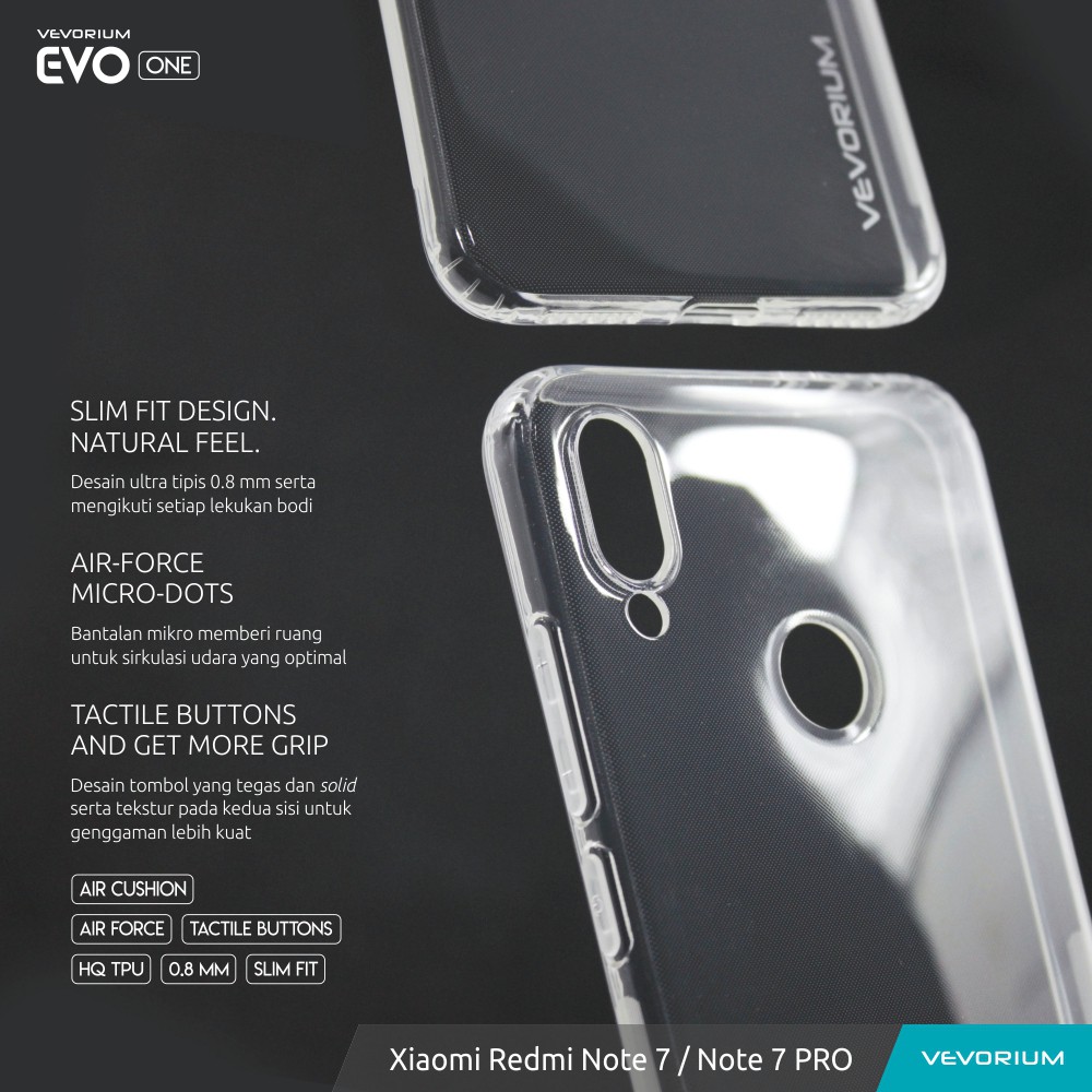 VEVORIUM EVO ONE Xiaomi Redmi Note 7 Pro Note 7 Soft Case Softcase