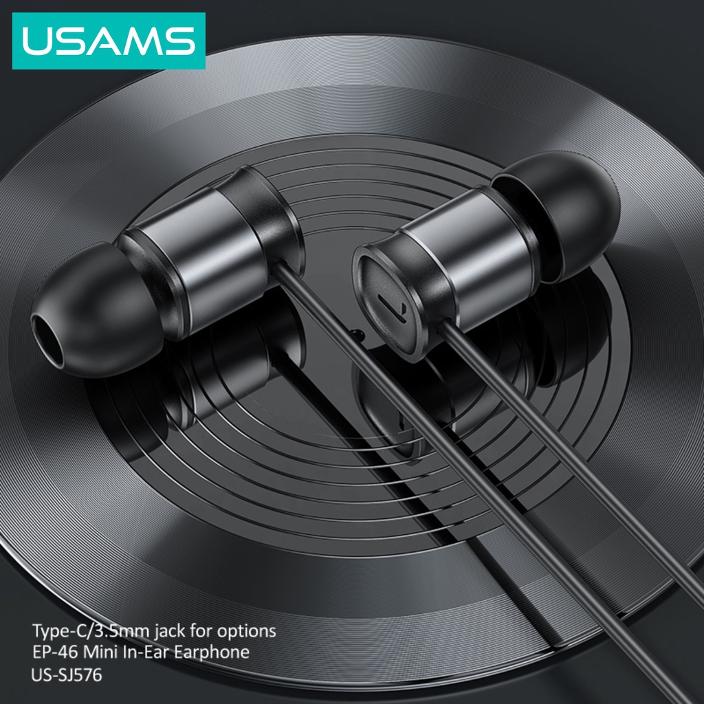 USAMS EP46 Headset Earphone In-Ear Type C