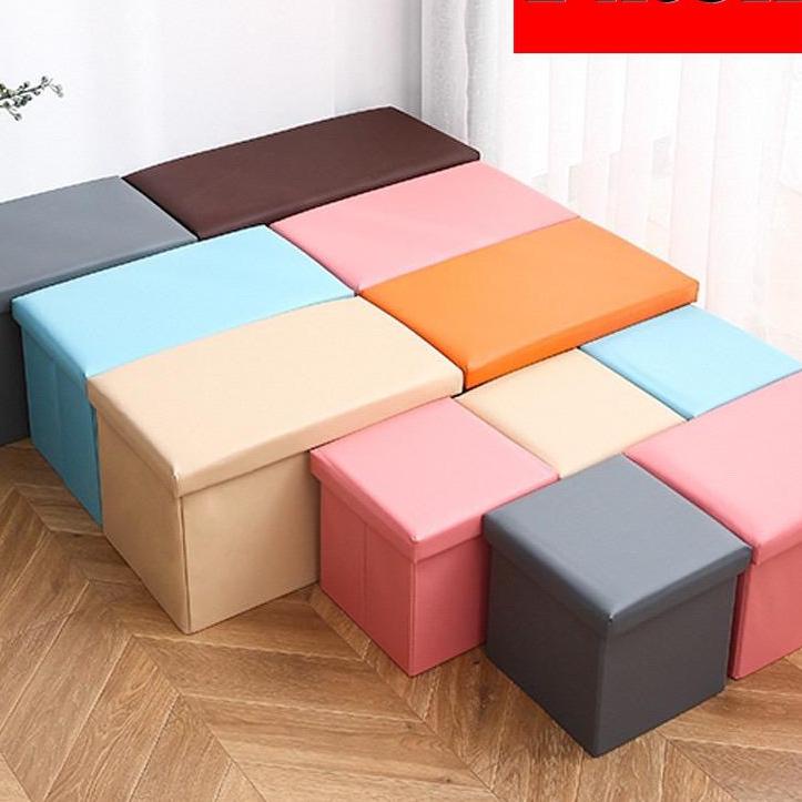 Storage Box Kursi Penyimpanan Serbaguna Organizer Box Kursi Box Lipat / Storage Box Sofa BANGKU