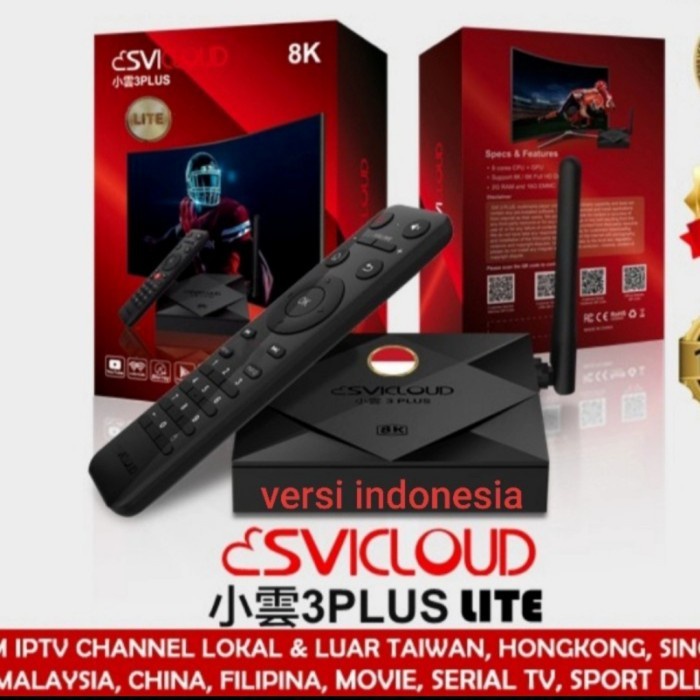 Produk Terbaru Android Tv Box Svicloud 8K 3Plus Lite 2Gb/16Gb