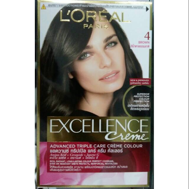 Loreal Excellence Cat Rambut no 4 Brown