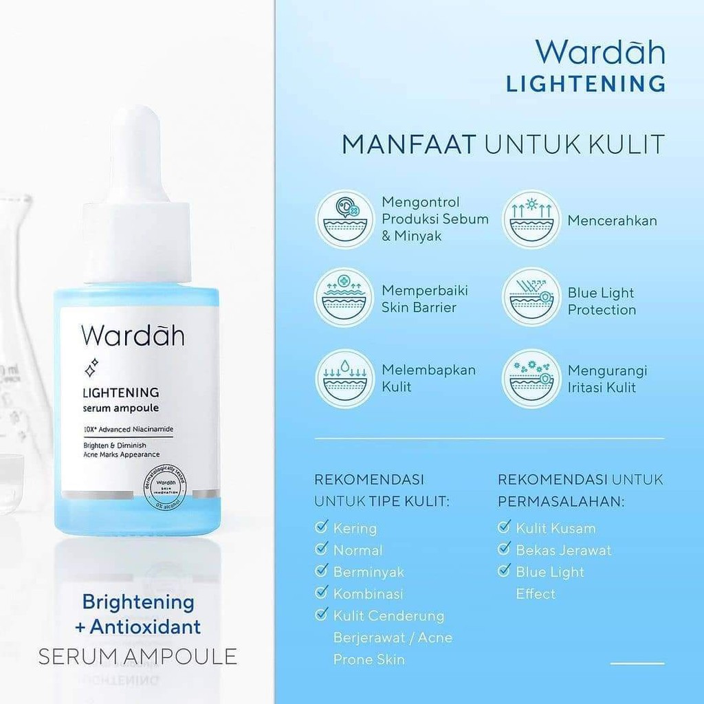 Wardah Lightening Serum Ampoule 30ml