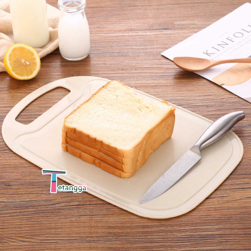 Talenan Antislip Bahan PP Food Grade Buah Sayur Jerami Gandum Cutting Board Talenan Bahan T-VS