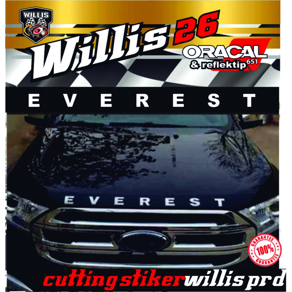 Sticker Stiker Mobil Ford EVEREST