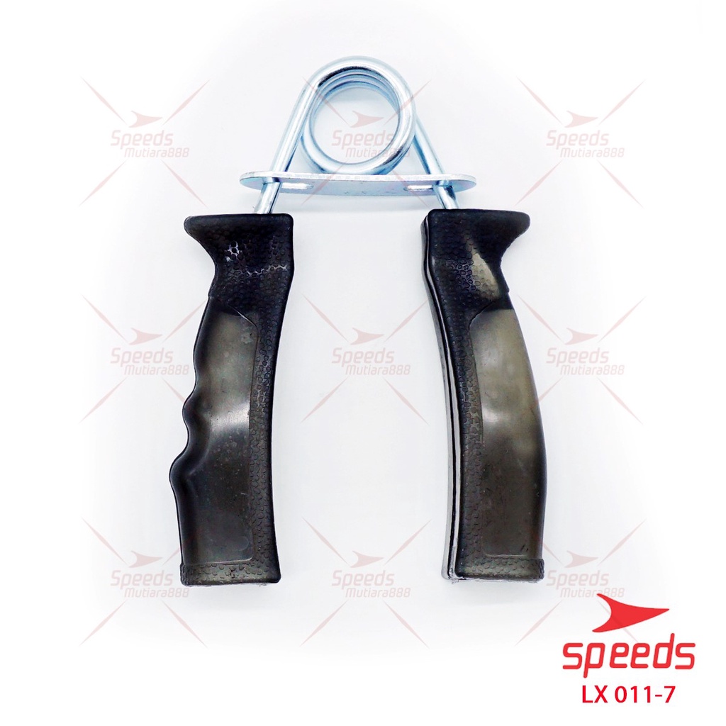 SPEEDS Handgrip Hand Grip Alat Bantu Fitness Otot Lengan Portable 5-60 kg LX 011-1-HITAM -7