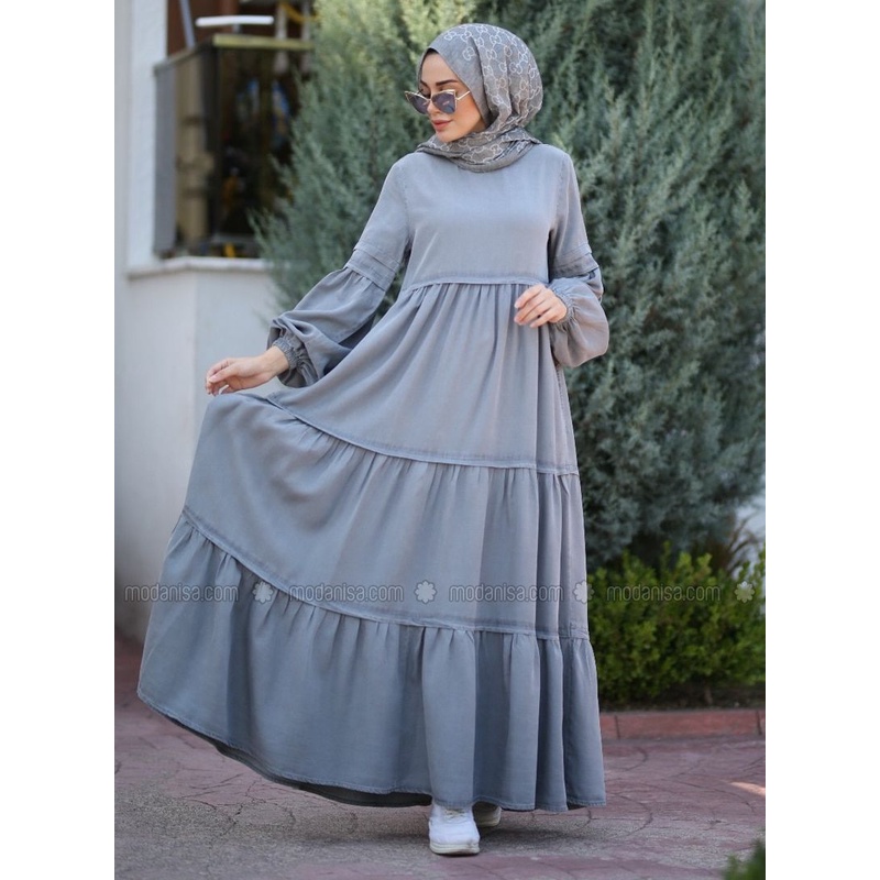 DABIA DRESS BY ADEBA • GAMIS CRINKLE PREMIUM FLOWLY