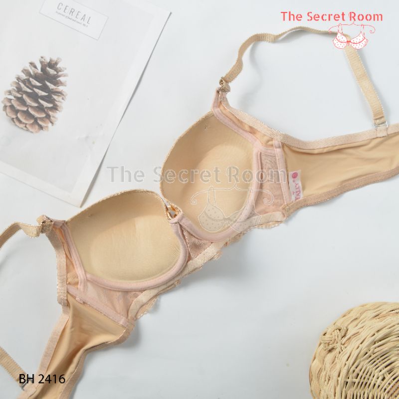 TALLY BRA BH 2416 | CUP B BESAR | BUSA SEDANG | ADA KAWAT | BAHAN RENDA | SIZE 36 - 40