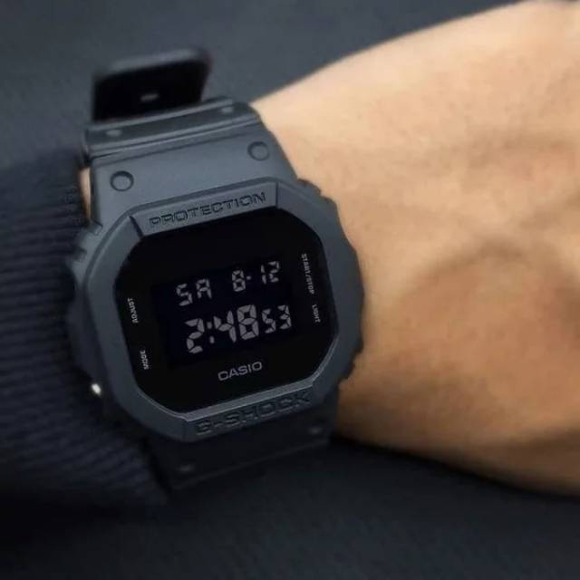 Jam G-SHOCK DW-5600 Premium FULL BLACK SERIES