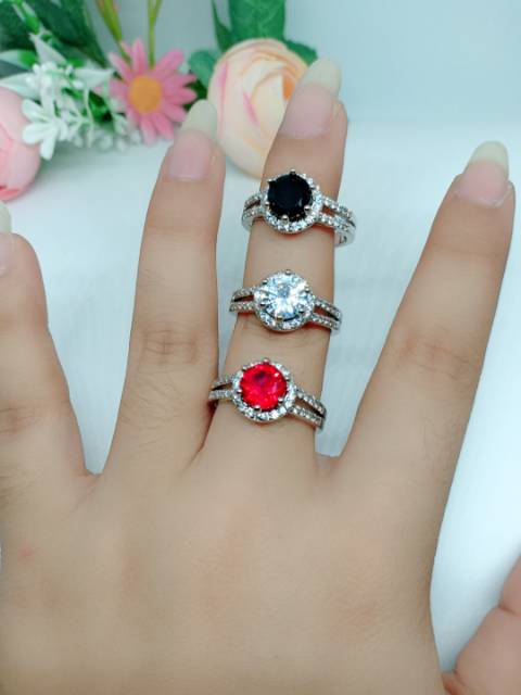 Cincin motif 003,,mata warna A- C