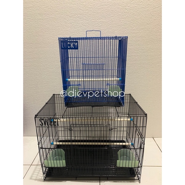 KANDANG BESI LIPAT IMPORT LUCKY SIZE S|| KANDANG SUGAR GLIDER || KANDANG BESI-2