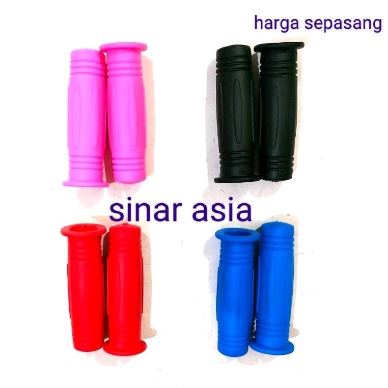 Hanfat / handgrip sepeda anak 12 - 16&quot; (sepasang) - panj 10cm